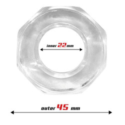 Beast Rings Cockring souple Polygon Transparent